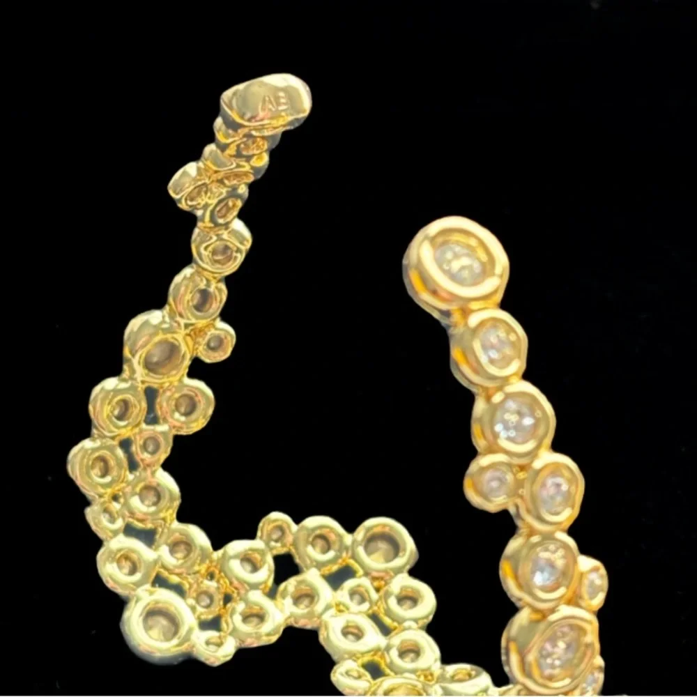 ALEXIS BITTAR • Asterales Gold Wave Cuff CZ Bracelet